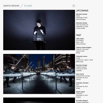 MARTIN MESSIER [MOVEMENT MACHINE MUSIC]