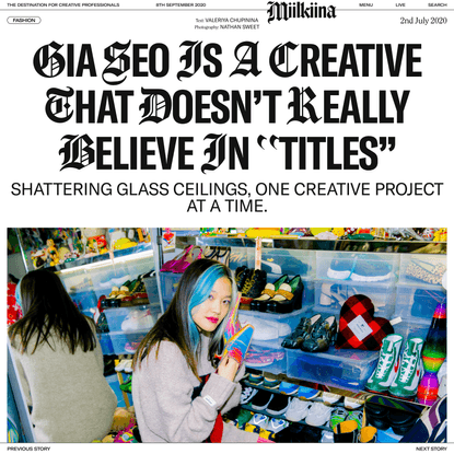 Gia Seo Is a Creative Director That Doesn’t Really Believe In “Titles”
