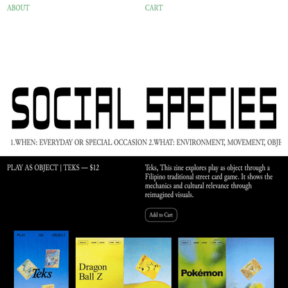 Social Species