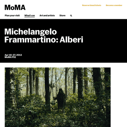 Michelangelo Frammartino: Alberi | MoMA
