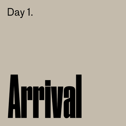 1. Arrival