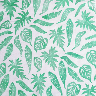 hand printed jungle pattern 🌞