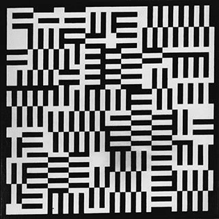 Ernst Benkert (ANONIMA GROUP), Half Inch Grid, 1964.