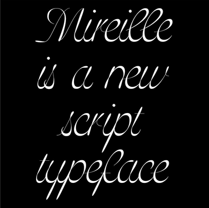 Pablo Desportes on Instagram: “Mireille Script, drawn at @atelier_de_typographie!
Still in progress!”
