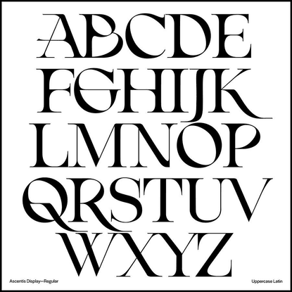 Emily Jing Sum Chan’s Instagram photo: “I’m beyond excited to finally share with you my finished typeface: Ascentis ✨ Ascent...