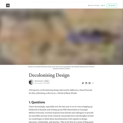 Decolonising Design
