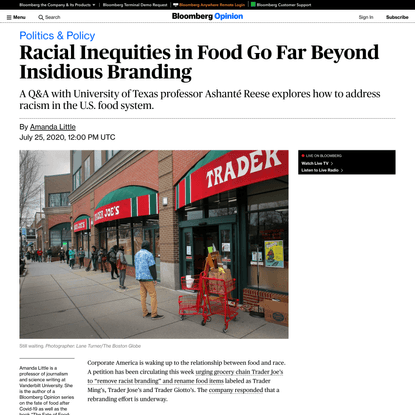 Racial Inequities in Food Go Far Beyond Insidious Branding