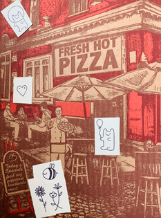 life on a pizza box