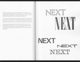 NeXT logo concept book, p33, Paul Rand
