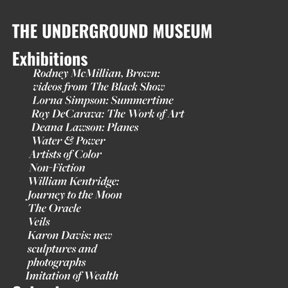 The Underground Museum