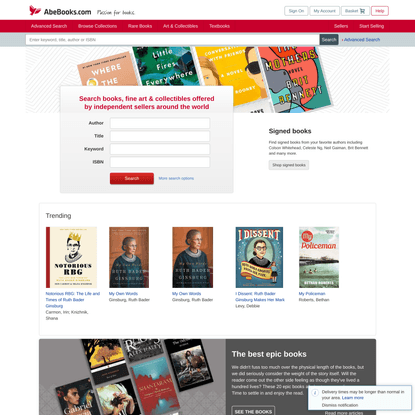 AbeBooks | Shop for Books, Art &amp; Collectibles