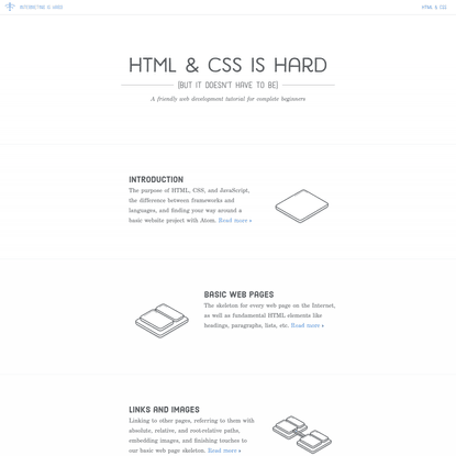 HTML &amp; CSS Is Hard