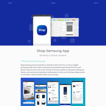 Joey Lamelas | Shop Samsung Design System