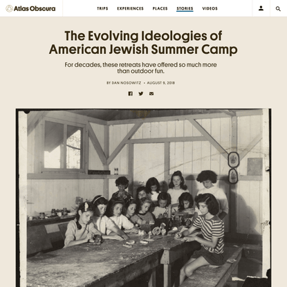 The Evolving Ideologies of American Jewish Summer Camp
