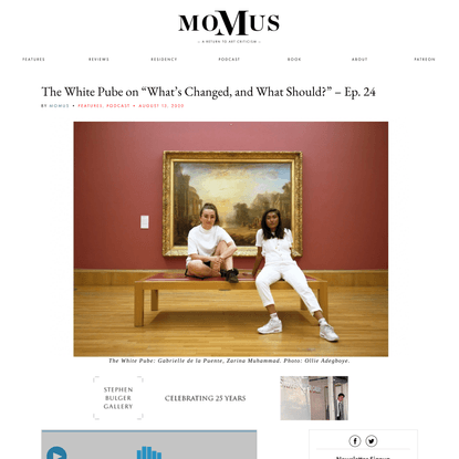 The White Pube on “What’s Changed, and What Should?” - Ep. 24 - Momus