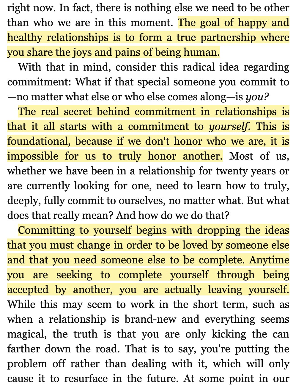 On types of commitment 