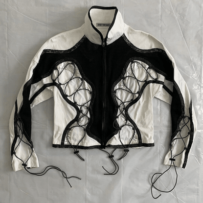 @tourist.mph on Instagram: “Issey Miyake Cropped Bungee Cord Jacket S/S 2004”