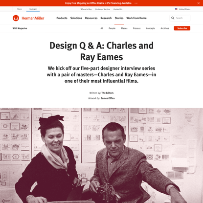 Design Q &amp; A: Charles and Ray Eames
