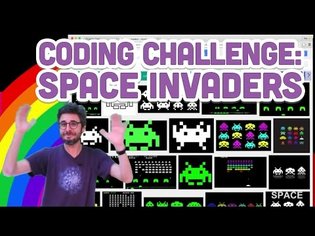 Coding Challenge #5: Space Invaders in JavaScript with p5.js