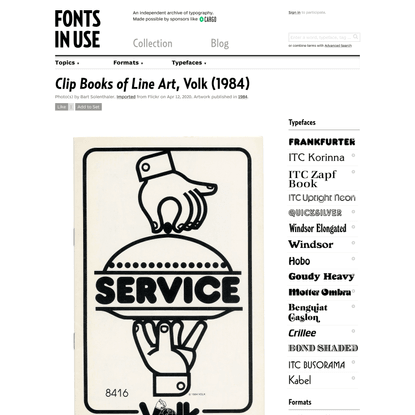 Clip Books of Line Art, Volk (1984)