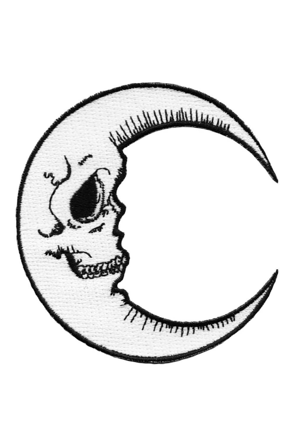 skull moon patch