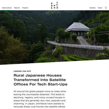 Rural Japanese Houses Transformed Into Satellite Offices For Tech Start-Ups