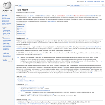 VNS Matrix - Wikipedia