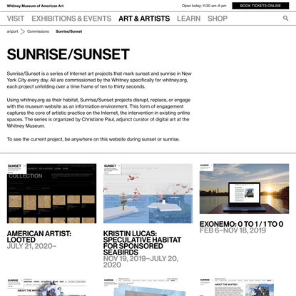 Sunrise/Sunset