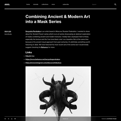 Combining Ancient &amp; Modern Art into a Mask Series