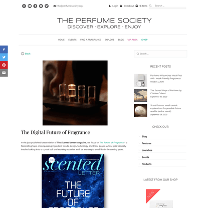 The Digital Future of Fragrance - The Perfume Society