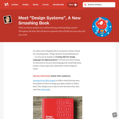 Meet “Design Systems”, A New Smashing Book — Smashing Magazine