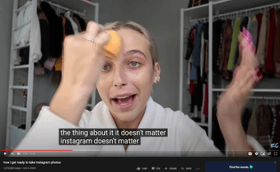 how i get ready to take instagram photos by Emma Chamberlain