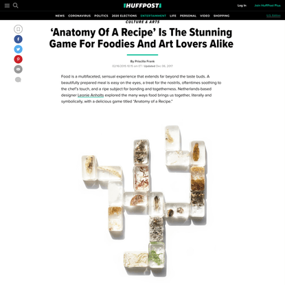‘Anatomy Of A Recipe’ Is The Stunning Game For Foodies And Art Lovers Alike