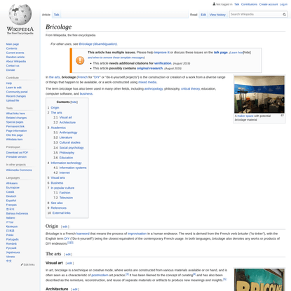 Bricolage - Wikipedia