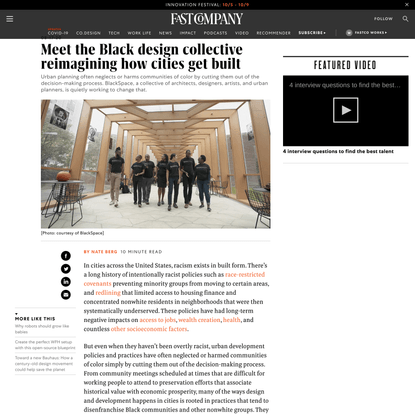 Meet the Black design collective reimagining how cities get built