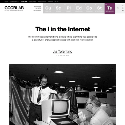 The I in the Internet | CCCB LAB