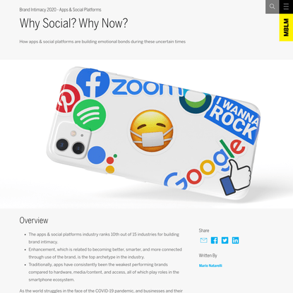 Why Social? Why Now? - Lab