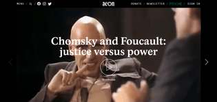 When Chomsky met Foucault: how the thinkers debated the ‘ideal society’
