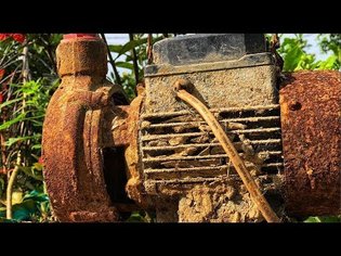 Restoration Water Pumps old rusty | Restore tools water transfer broken