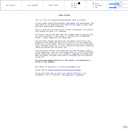 Image Scrubber