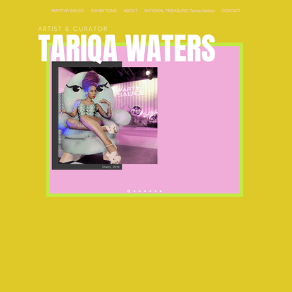 NATIONAL TREASURE: Tariqa Waters | Mysite 2