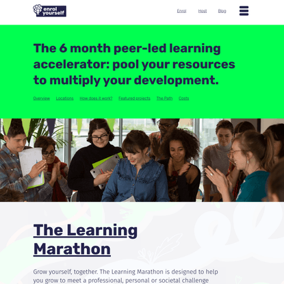 The Learning Marathon | enrolyourself