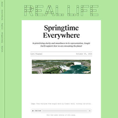Springtime Everywhere — Real Life