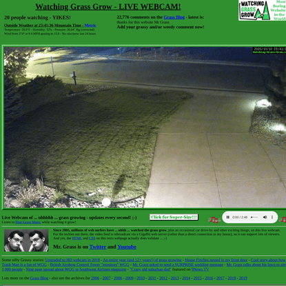 Watch Grass Grow