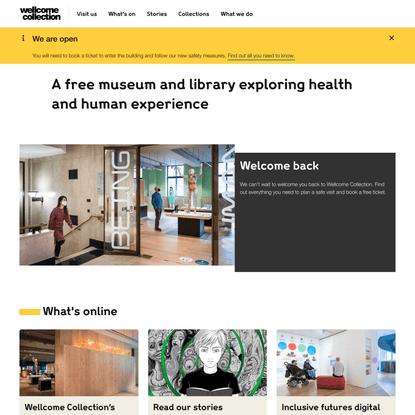 Wellcome Collection | A free museum and library exploring health and human experience