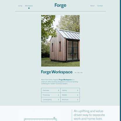 Forge | Building a lighter life