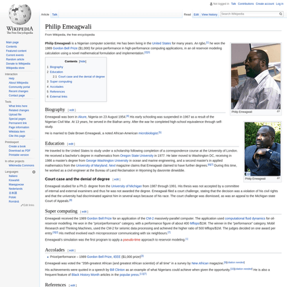 Philip Emeagwali - Wikipedia