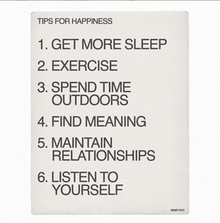 tips for happiness