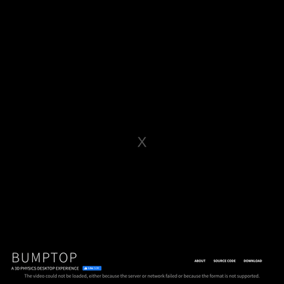 BumpTop - Open Source 3D Physics Desktop