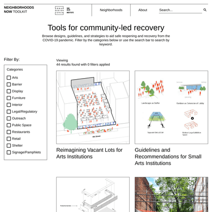 Tools for community-led recovery - Neighborhoods Now